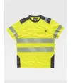T-shirt manica corta alta visibilita e bande rifrangenti discontinue Workteam