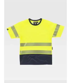 T-shirt manica corta alta visibilita Workteam