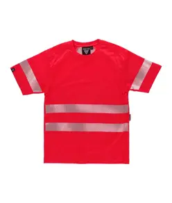 T-shirt manica corta alta visibilita Workteam