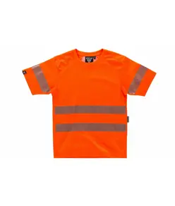 T-shirt manica corta alta visibilita Workteam
