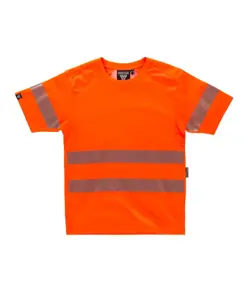 T-shirt manica corta alta visibilita Workteam