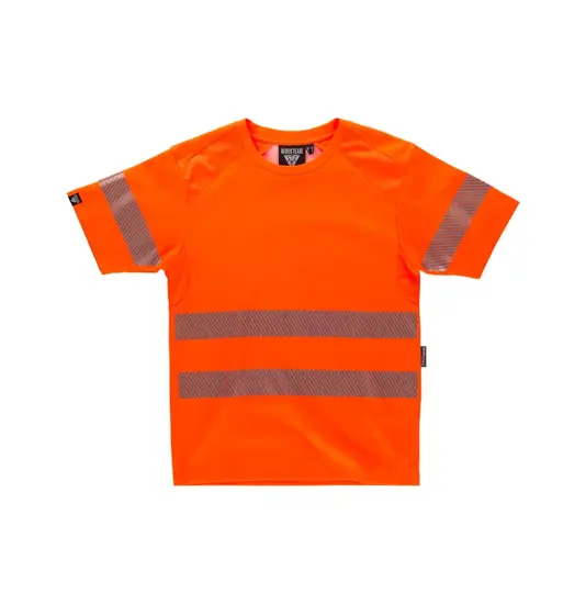 T-shirt manica corta alta visibilita Workteam