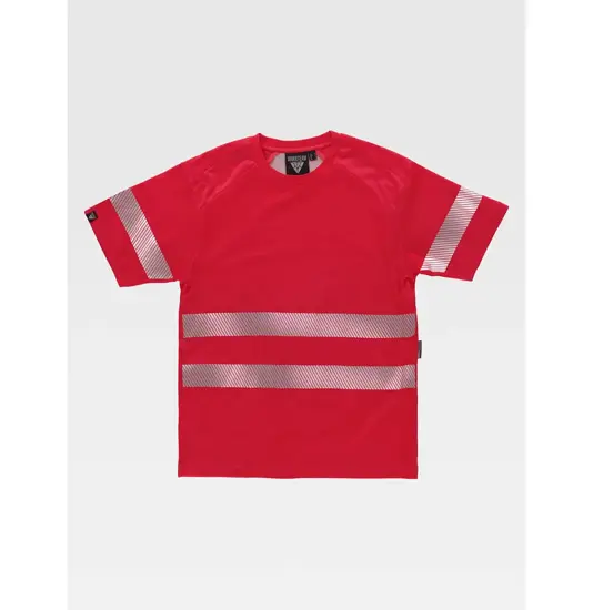 T-shirt manica corta alta visibilita Workteam