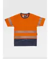 T-shirt manica corta alta visibilita Workteam