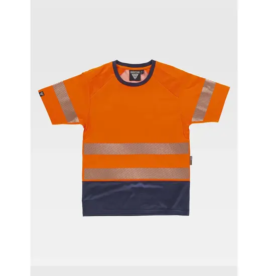 T-shirt manica corta alta visibilita Workteam