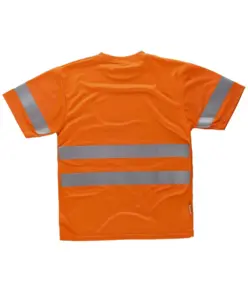 T-shirt manica corta bande rifrangenti Workteam