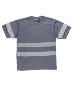 T-shirt manica corta bande rifrangenti Workteam