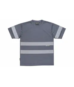 T-shirt manica corta bande rifrangenti Workteam