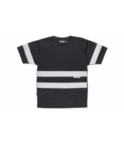 T-shirt manica corta bande rifrangenti Workteam
