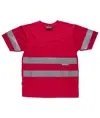 T-shirt manica corta bande rifrangenti Workteam