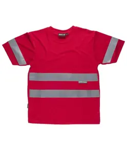 T-shirt manica corta bande rifrangenti Workteam