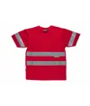 T-shirt manica corta bande rifrangenti Workteam