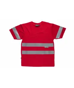 T-shirt manica corta bande rifrangenti Workteam