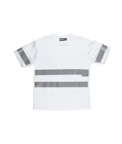 T-shirt manica corta bande rifrangenti Workteam