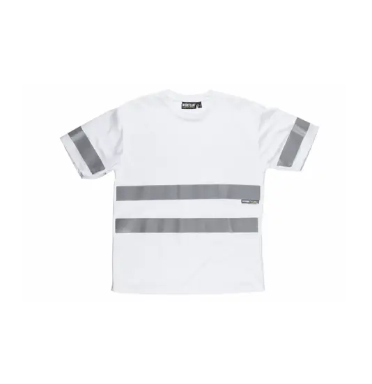 T-shirt manica corta bande rifrangenti Workteam