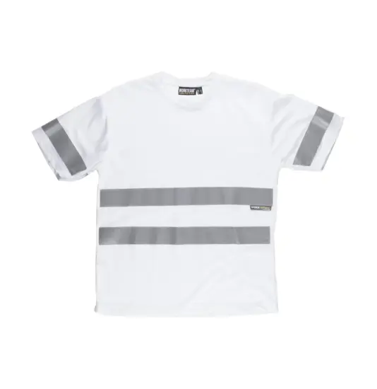 T-shirt manica corta bande rifrangenti Workteam