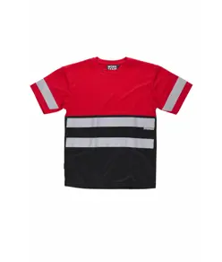 T-shirt manica corta bande rifrangenti Workteam