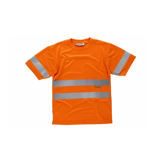 T-shirt manica corta bande rifrangenti Workteam