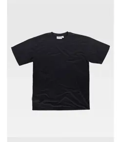 T-shirt manica corta poliestere mano cotone Workteam