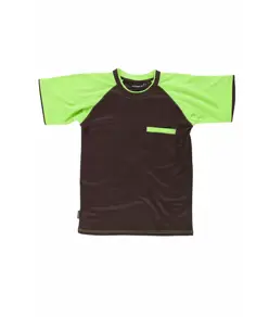 T-shirt manica corta tecnica con taschino Workteam