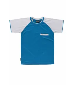 T-shirt manica corta tecnica con taschino Workteam