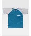T-shirt manica corta tecnica con taschino Workteam