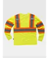 T-shirt manica lunga alta visibilita classe 2 Workteam