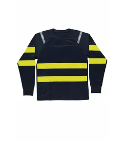 T-shirt m/l alta visibilita micropique bicolore Workteam
