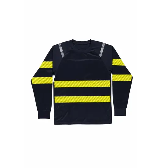 T-shirt m/l alta visibilita micropique bicolore Workteam