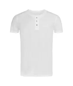 T-SHIRT UOMO MANICA CORTA COLLO 3 BOTTONI Stedman