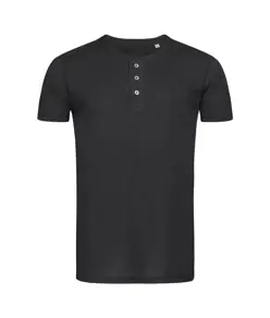 T-SHIRT UOMO MANICA CORTA COLLO 3 BOTTONI Stedman