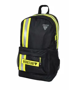 Zaino 17 lt con banda rifrangente Workteam