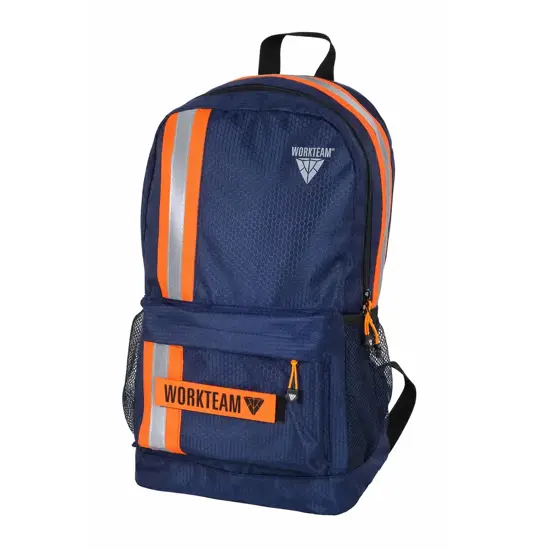 Zaino 17 lt con banda rifrangente Workteam