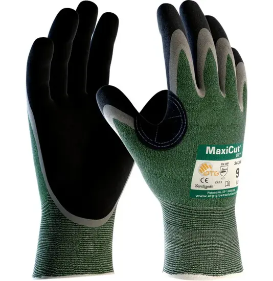 guanti da lavoro con palmo rivestito ATG MaxiCut Oil