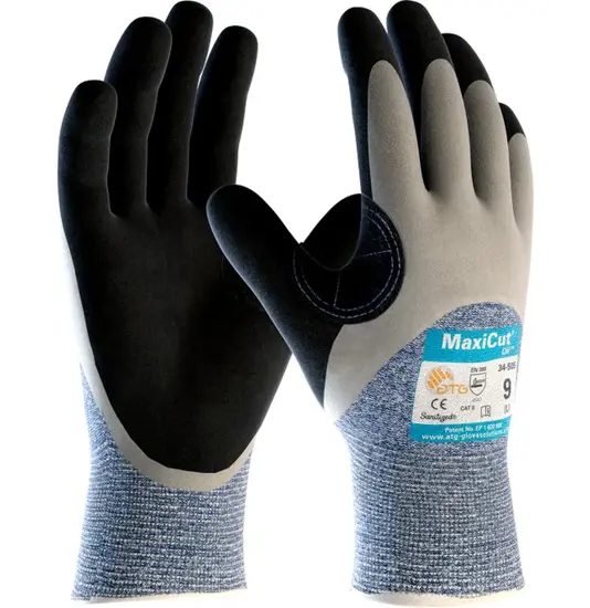 guanti da lavoro con rivestimento a 3/4 ATG MaxiCut Oil