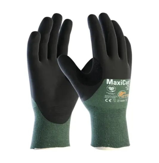 guanti da lavoro con rivestimento a 3/4 ATG MaxiCut Oil