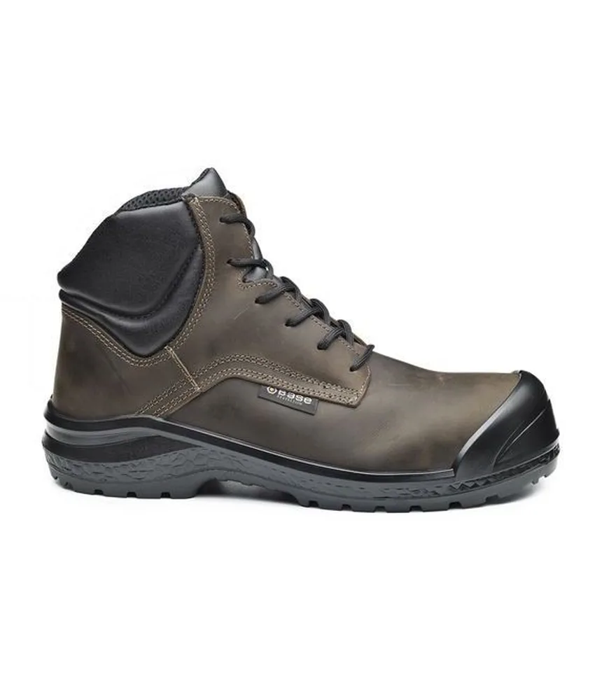Scarpe antinfortunistiche alte S3 Base Be-BrownyTop, antifreddo CI - antiscivolamento SRC