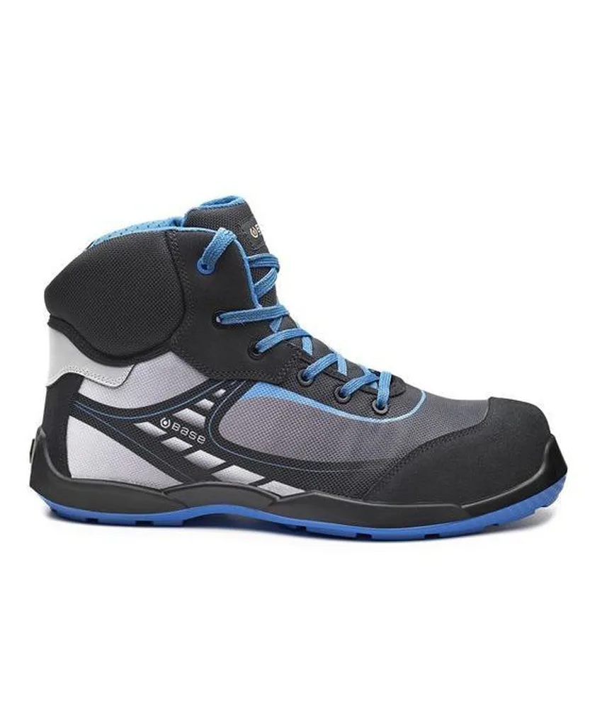 Scarpe antinfortunistiche alte S3 Base Bowling Top, antiscivolamento SRC - in pelle scamosciata
