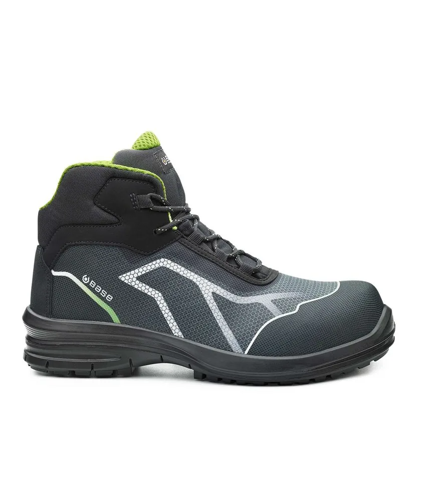Scarpe antinfortunistiche alte S3 Base Oren Top, idrorepellenti - antiscivolamento SRC - tessuto tecnico