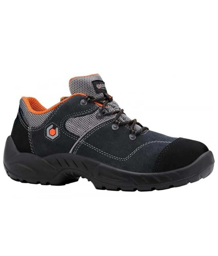 Scarpe antinfortunistiche basse S1P Base Garibaldi, pelle scamosciata - protezione S1P - antiscivolamento SRC