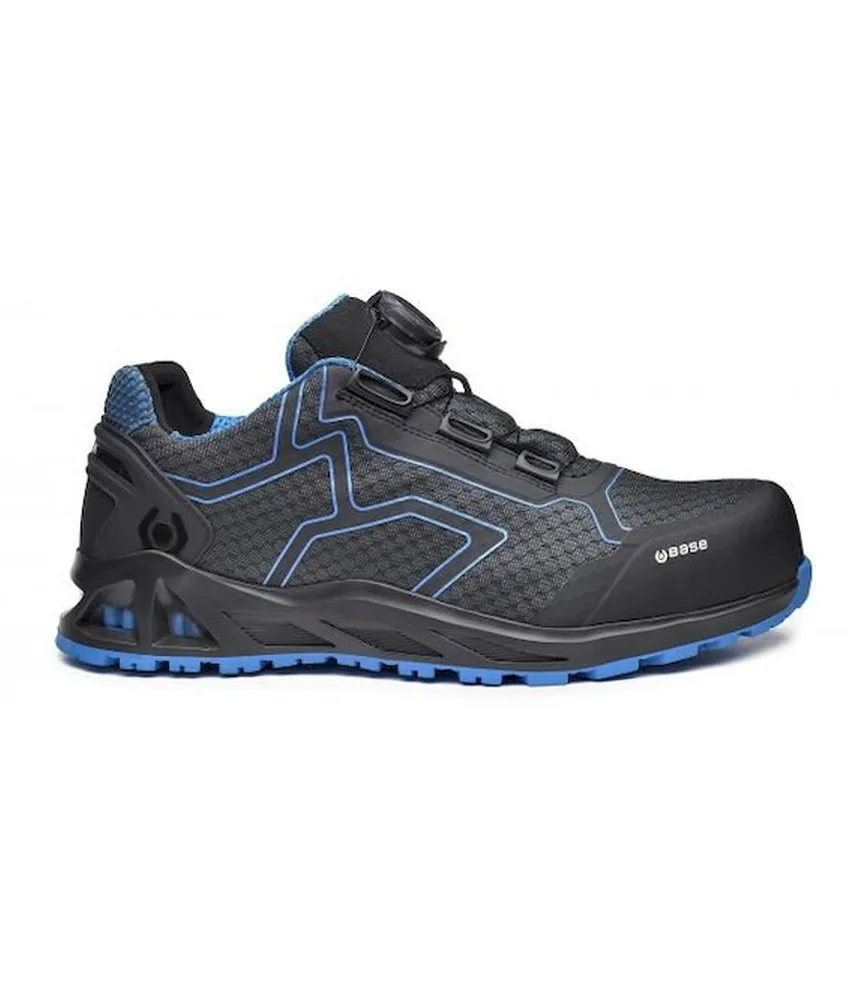 Scarpe antinfortunistiche basse S1P Base K-jump, anticalore HRO - antiscivolamento SRC - tessuto traspirante