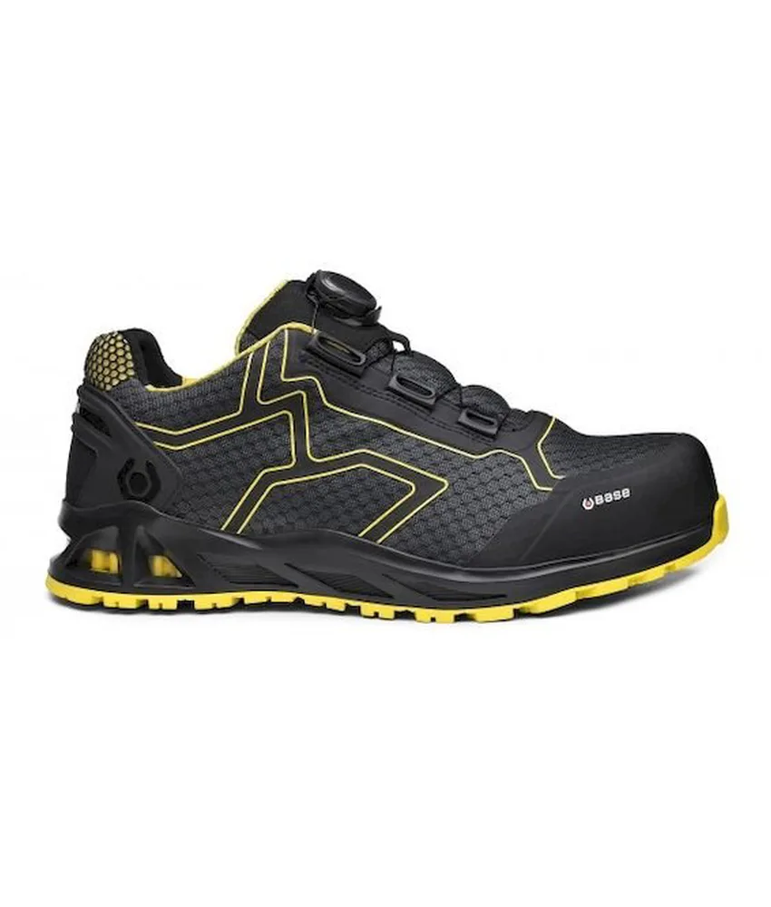 Scarpe antinfortunistiche basse S1P Base K-jump, anticalore HRO - antiscivolamento SRC - tessuto traspirante