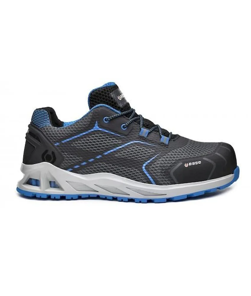 Scarpe antinfortunistiche basse S1P Base K-step, anticalore HRO - antiscivolamento SRC - tessuto traspirante