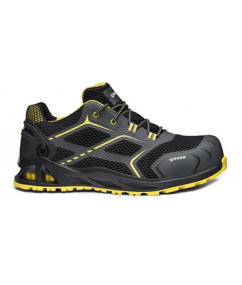 Scarpe antinfortunistiche basse S1P Base K-step, anticalore HRO - antiscivolamento SRC - tessuto traspirante