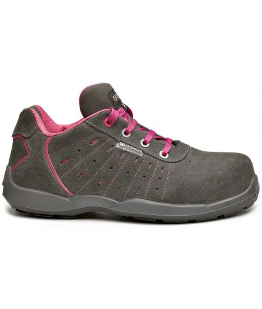 Scarpe antinfortunistiche donna S1P Base Attitude, areate - suola antiolio
