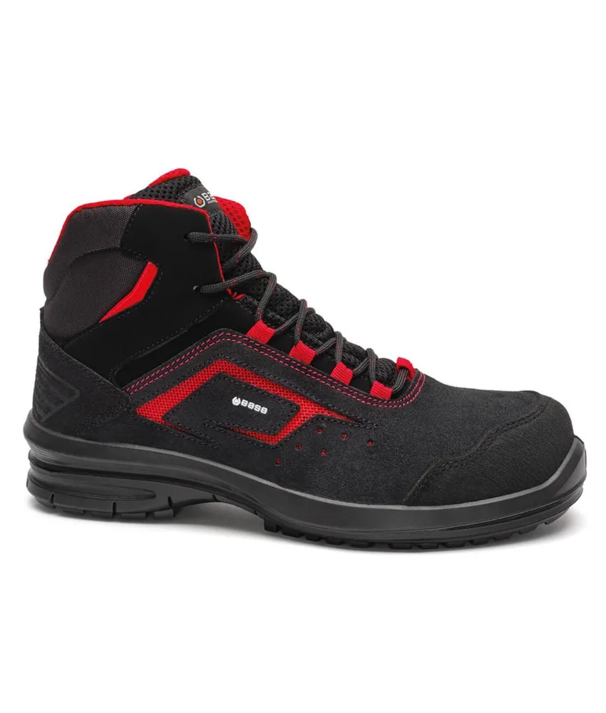 Scarpe antinfortunistiche S1PL Base Eris top, air tech - trattamento antibatterico