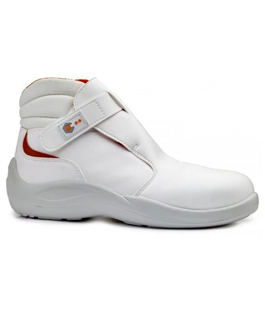 Scarpe antinfortunistiche S2 Base Cromo, alte - antiscivolamento SRC - microfibra di qualità