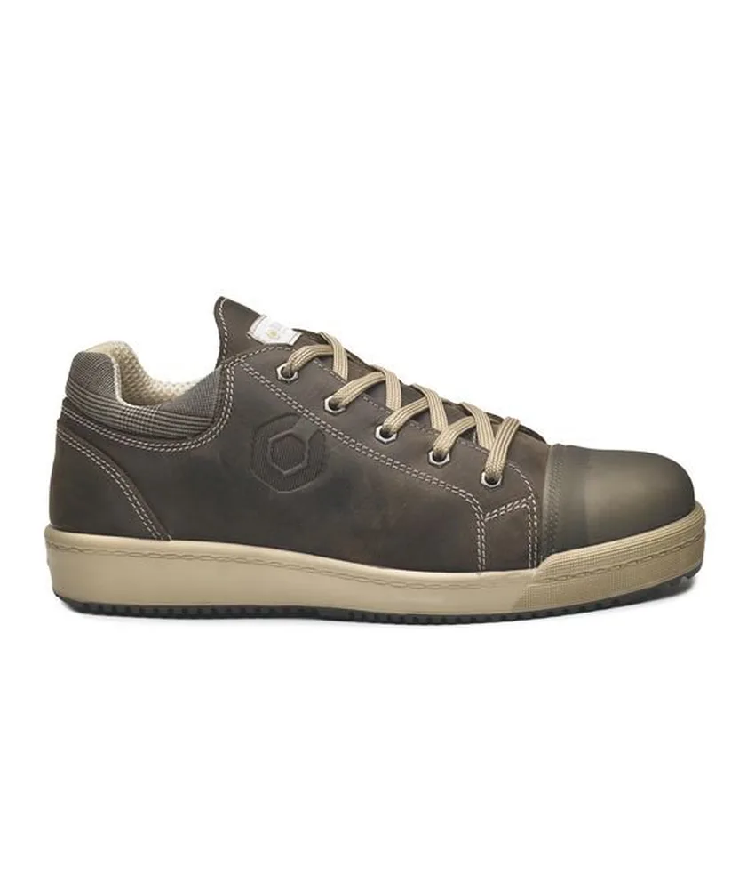 Scarpe antinfortunistiche S3 Base Selfie, in pelle fiore - antiscivolamento SRC