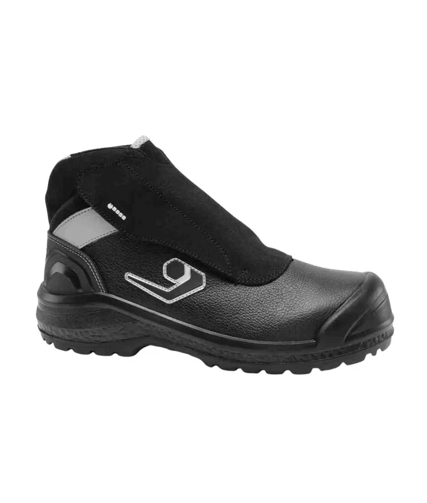Scarpe antinfortunistiche S3L Base Meta Top, protezione metatarsale - pelle fiore idrorepellente