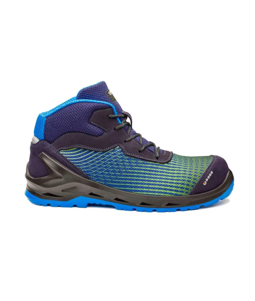 Scarpe da lavoro alte S1P Base I-Cyber top, tessuto tecnico - antiscivolamento SRC - ESD